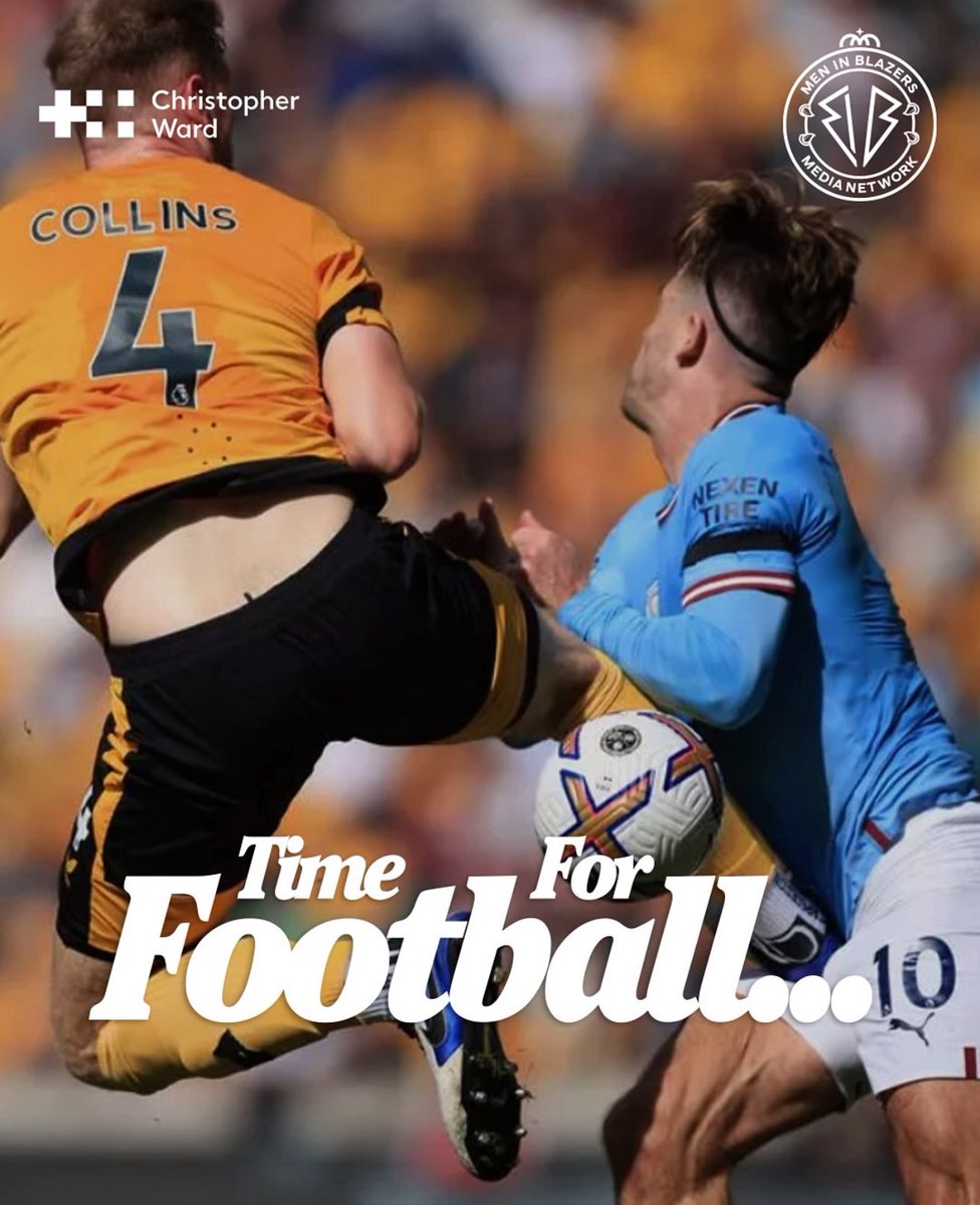 I LOVE our <a href="/ChrisWardLondon/">Christopher Ward</a> partnership with the one and only <a href="/MenInBlazers/">Men in Blazers</a> media network!!!

It’s TIME for FOOTBALL ⚽️