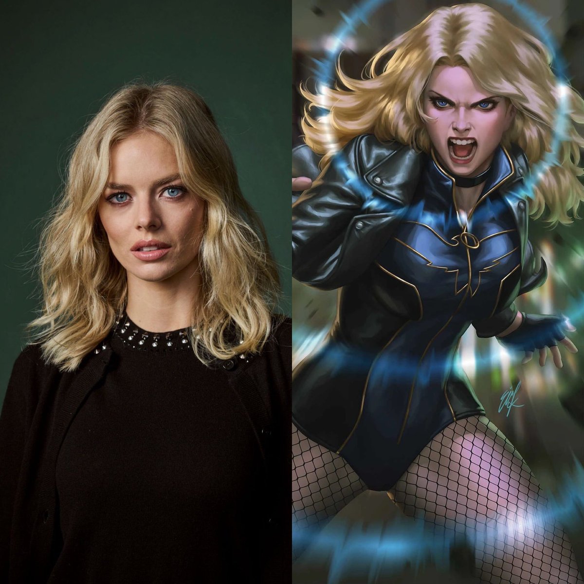 alfreddosup's tweet photo. Samara Weaving como Canário Negro https://t.co/806gK3k8lB