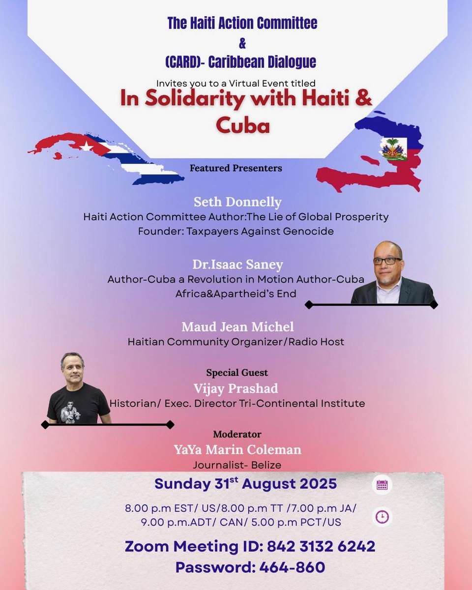 PLEASE JOIN US ON SUNDAY, AUGUST 31st, 2025 AT 8:00 pm EST AND 5:00 pm PCT FOR THIS POWERFUL VIRTUAL EVENT. ZOOM ID: 842-3132-6242  PASSWORD: 464-860