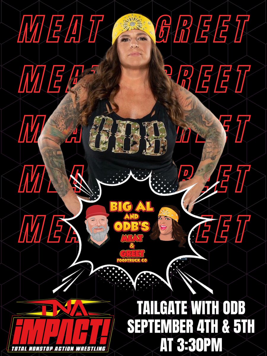theodbbam's tweet image. BAM!!! This is going to be One Helluva Meat &amp;amp; Greet. @ThisIsTNA is comin to my hometown Minneapolis,Mn @ArmoryMn September 4th &amp;amp; 5th and you know damn well ODB will be parked outside tailgating… come out and hangout