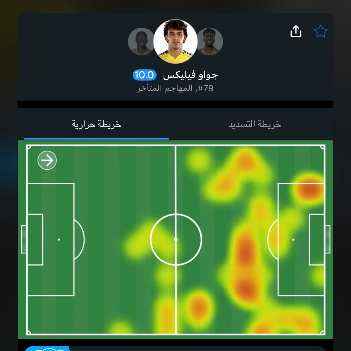 الموهبة لا تُصنع في الإعلام بل تُترجم على العشب. 
الإعلام قد يرفع اسمك يومًا،،لكن الأداء هو من يخلّدك للأبد..

#جواو #فليكس
 #النصر