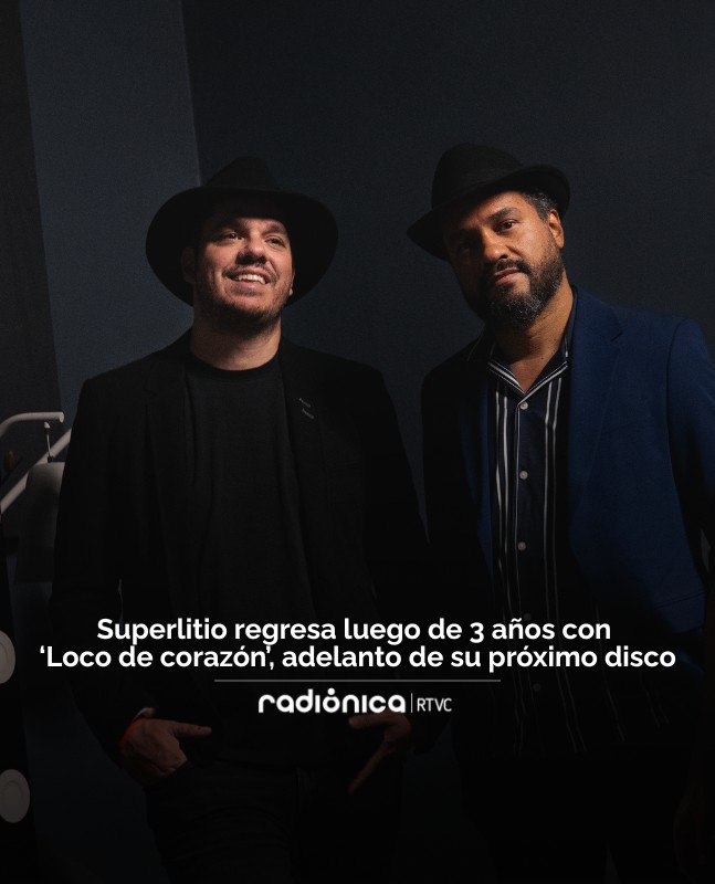 Radiónica (@radionicafm) on Twitter photo 🤘 ¡Añade a tu playlist! <a href="/Superlitio/">S U P E R L I T I O</a>, una de las bandas más influyentes y pioneras del rock alternativo hecho en Colombia, presentó “Loco de corazón”. Escúchalo aquí → acortar.link/A1eG9L 🤘 ¡Añade a tu playlist! <a href="/Superlitio/">S U P E R L I T I O</a>, una de las bandas más influyentes y pioneras del rock alternativo hecho en Colombia, presentó “Loco de corazón”. Escúchalo aquí → acortar.link/A1eG9L