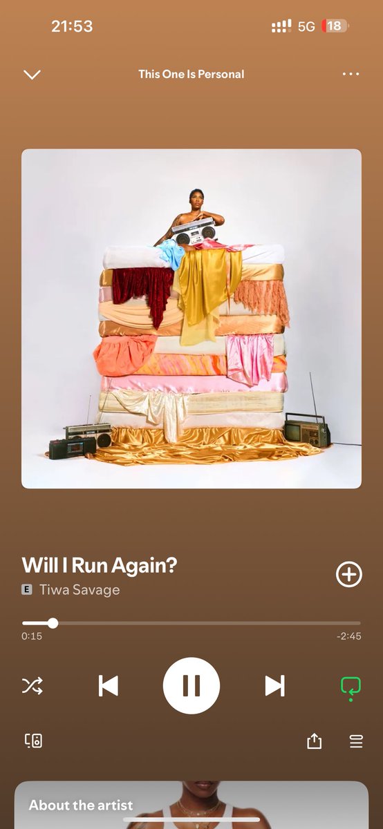 Congratulations on your new album <a href="/TiwaSavage/">Tiwa Savage ⚔️</a>! Tune in 🧏🏽‍♂️
