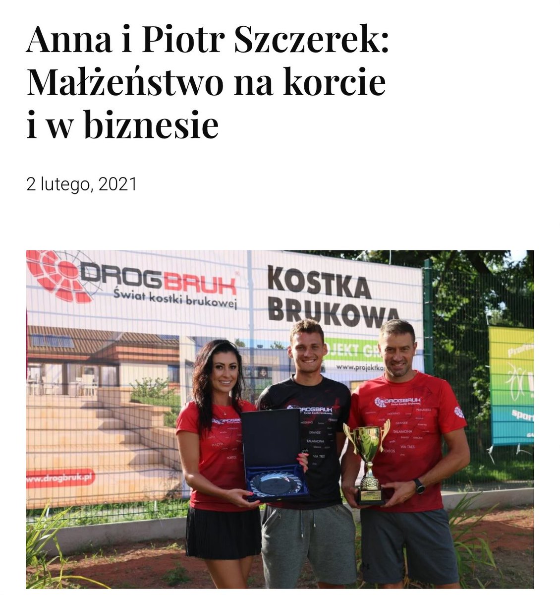 theamerikangirl's tweet photo. @Olly_Tennis_ I’m pretty sure this is the owner of the Polish Drogbruk company, Piotr Szczerek, and his wife. 🤦‍♀️ They stole a cap that was gifted by Kamil Majchrzak… 

What an absolute embarrassment!

Make him famous! https://t.co/E6ZtwQfk3D
