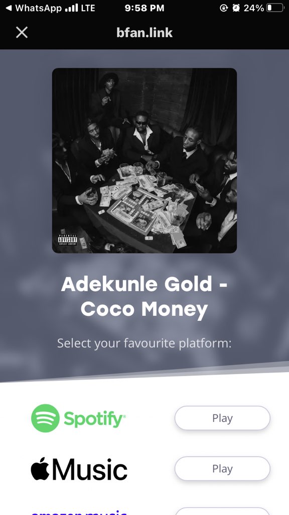 adeleke22658's tweet image. Coco money lanje ni bi ❤️@adekunleGOLD