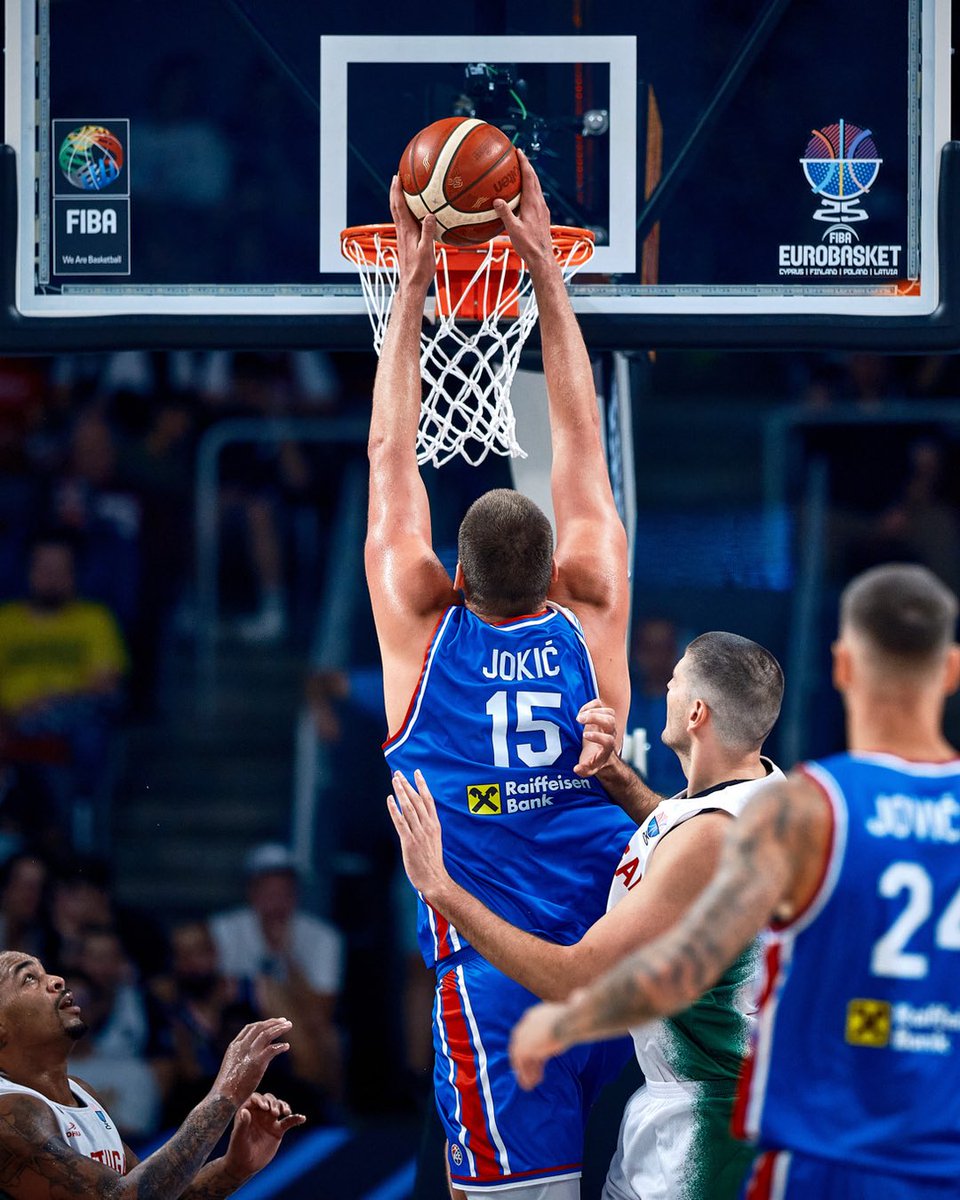23 points in 23 minutes 🃏

23 PTS / 10 REB / 3 AST / 2 STL / 2 BLK
📷 <a href="/EuroBasket/">FIBA EuroBasket</a> #EuroBasket