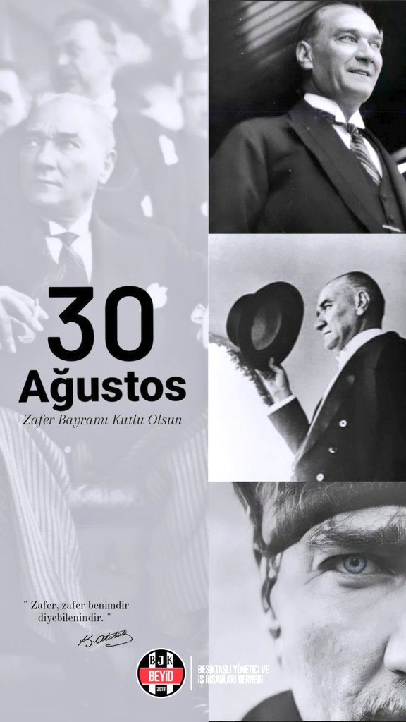 30 Ağustos Zafer Bayramı’mız kutlu olsun!
Büyük zaferin 103. yılında, özgürlüğümüz için mücadele eden Gazi Mustafa Kemal Atatürk ve silah arkadaşlarını minnetle anıyoruz. #30AgustosZaferBayramımız