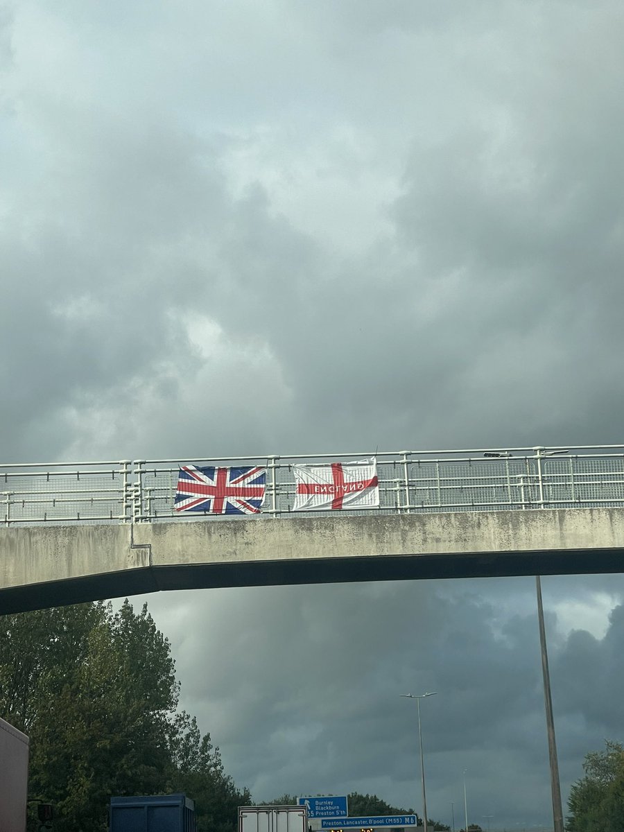Max (@maxe2review) on Twitter photo Drove across England today. Passed these all over the place. I think it’s great tbh. And before you give me the ‘it makes minorities fear for their lives to see an England flag’ bollocks, I am from a minority and am descended from immigrants. So save yourself the effort. 
I’ve Drove across England today. Passed these all over the place. I think it’s great tbh. And before you give me the ‘it makes minorities fear for their lives to see an England flag’ bollocks, I am from a minority and am descended from immigrants. So save yourself the effort. 
I’ve