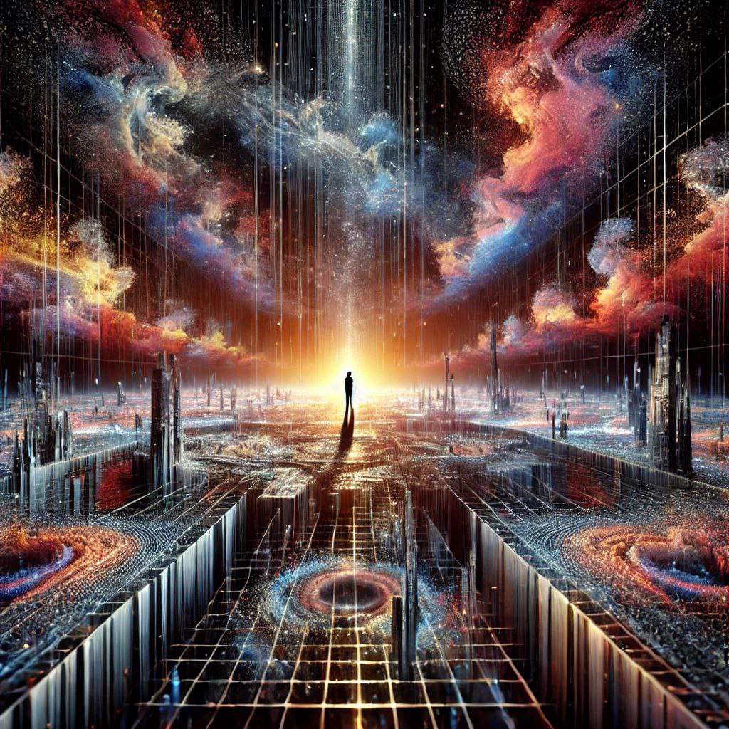I was in that place beyond time, where one creates through thought.