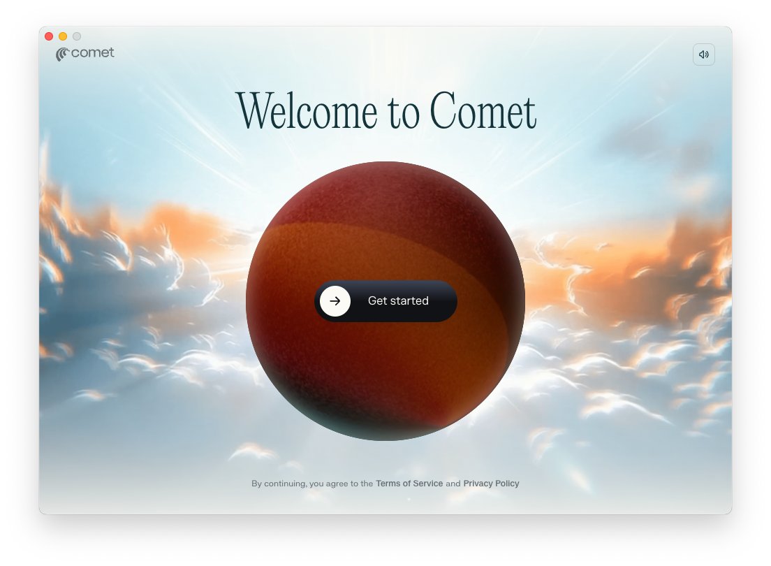 sdusteric's tweet image. Time to see what this is all about especially after using Dia for some time now. #cometbrowser
