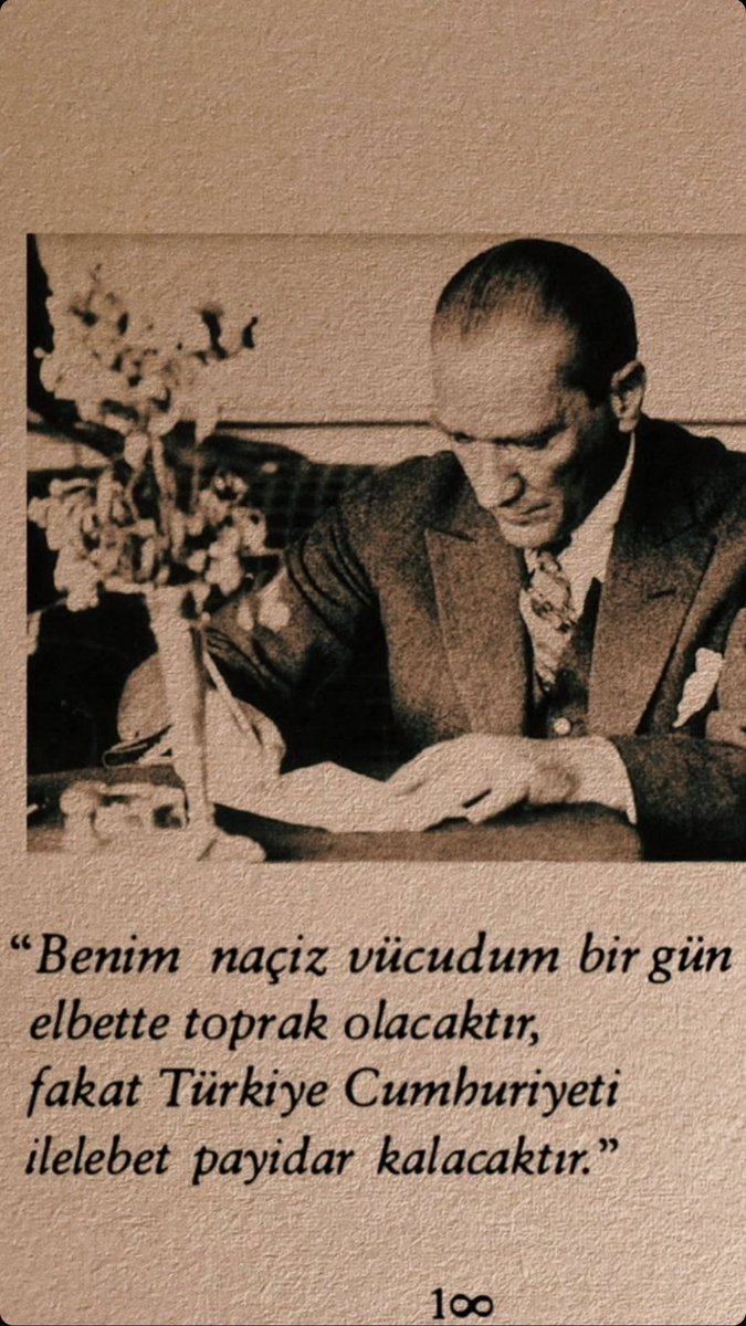 Ulu Önder Gazi Mustafa Kemal Atatürk ve tüm kahraman şehitlerimizi saygı ve rahmetle anıyoruz.

Hiçbir hakaret veya insan onun büyüklüğünü küçültemez.Çünkü Türk milleti daima Atatürk’e ve onun emanetine sahip çıkacaktır.

30 Ağustos Zafer Bayramı kutlu olsun.
