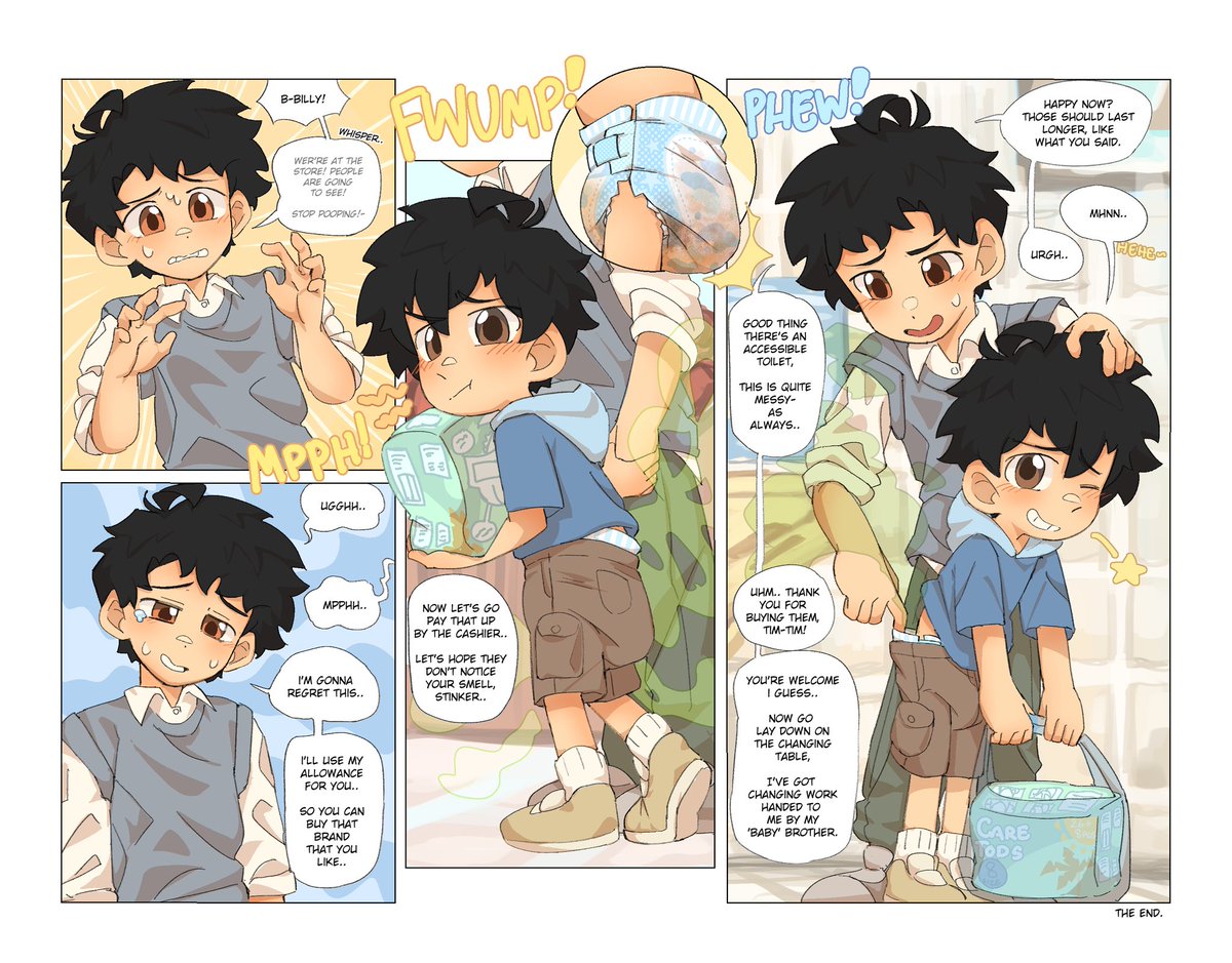 Silly Billy! Shopping tantrums with big brother Timothy~ 🥴💩🏬