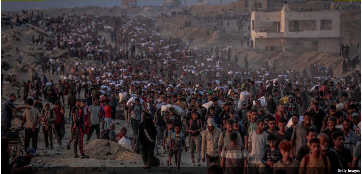 If the Zionist project had been settled in Kenya or Uganda as once considered, this image could be a reality on our soil—millions displaced, suffering unimaginable hardship. Why is Africa silent while genocide unfolds in Palestine? Shouldn't our history compel us to speak up?