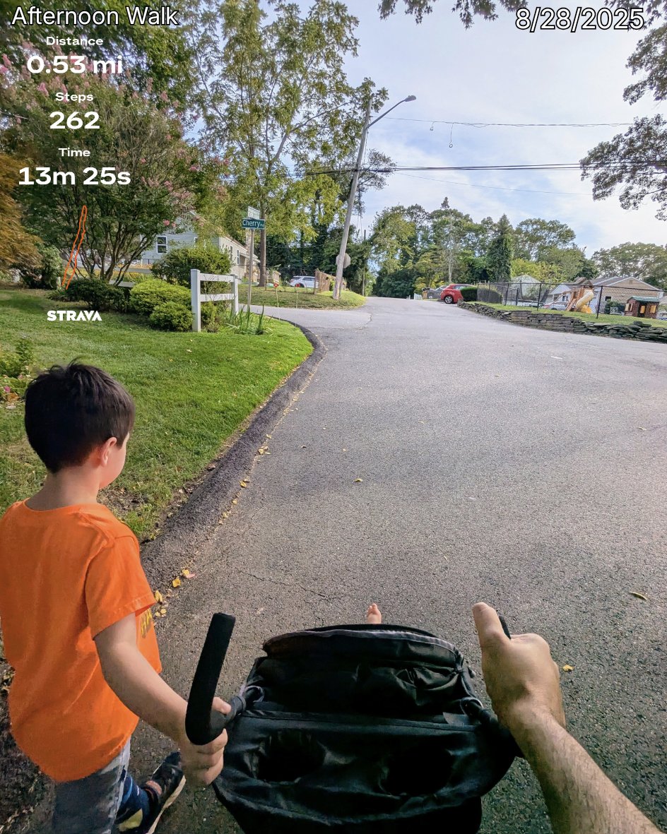 Took another great walk with the boys yesterday. This one was just a short one before dinner but we still very much enjoyed it.