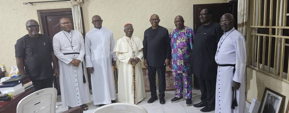 PeterObi's tweet image. Francis Cardinal Arinze: A Living Witness of Faith and Renewal

I joyfully felicitate with His Eminence, Francis Cardinal Arinze, the Catholic Archdiocese of Onitsha, and indeed the Universal Church, as he marks his 60th Episcopal Anniversary.

Consecrated on 29 August 1965 at…