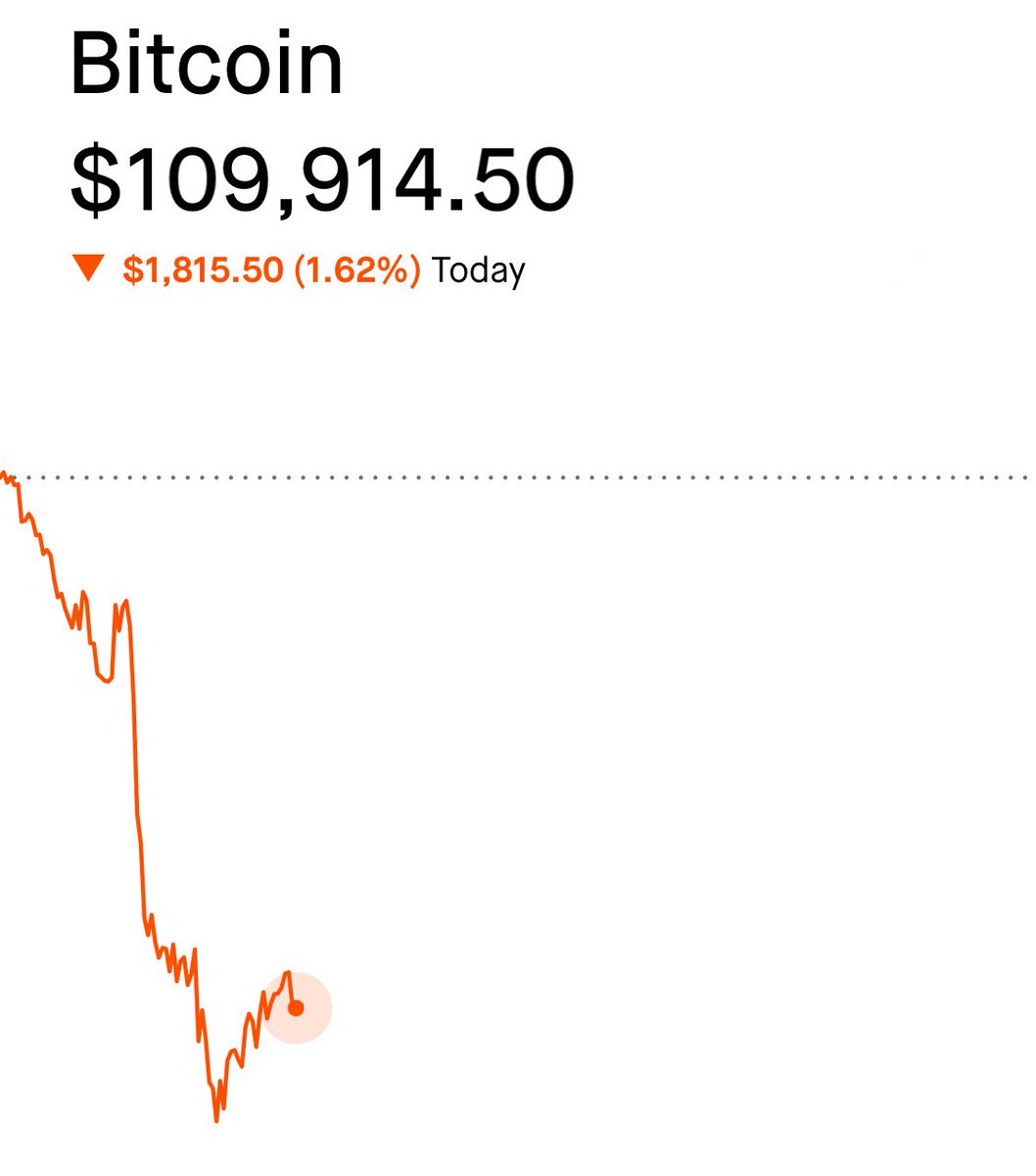 JUST IN: Bitcoin crashes below $110,000

IS THE BULL MARKET OVER?