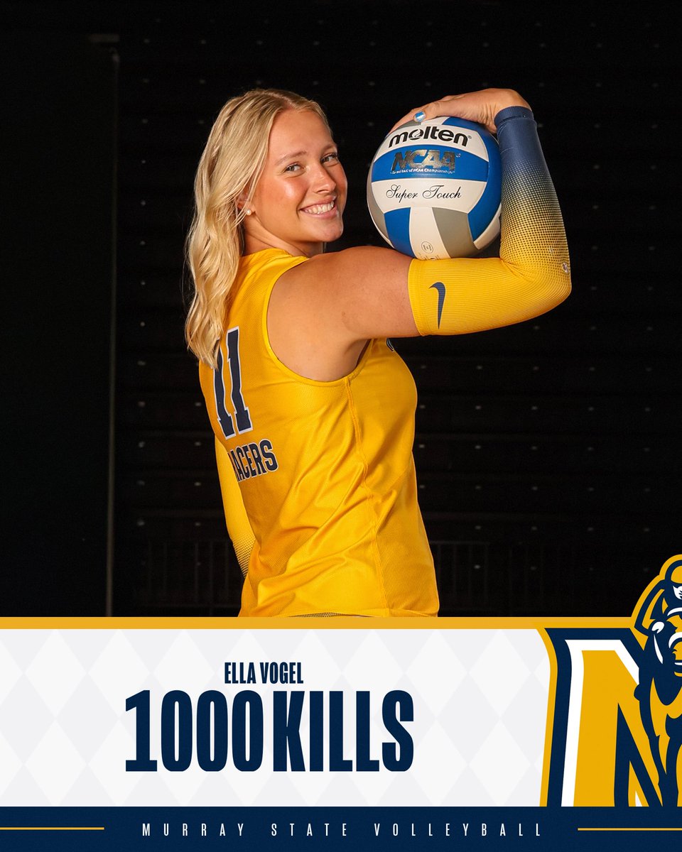 𝗛𝗲𝗿𝗲’𝘀 𝘁𝗼 𝟭𝟬𝟬𝟬 🎉

Congratulations to Ella Vogel on becoming the 16th member of the Racer Volleyball 1000 Kill Club!

#GoRacers🏇