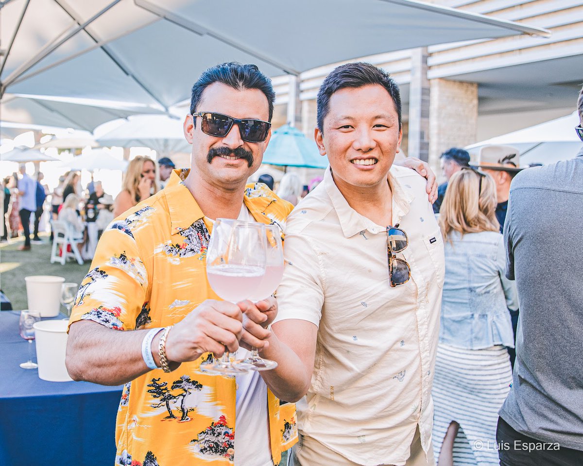 Catching up over good wine and ocean air. Huntington Beach, October 17–18.  See you there!