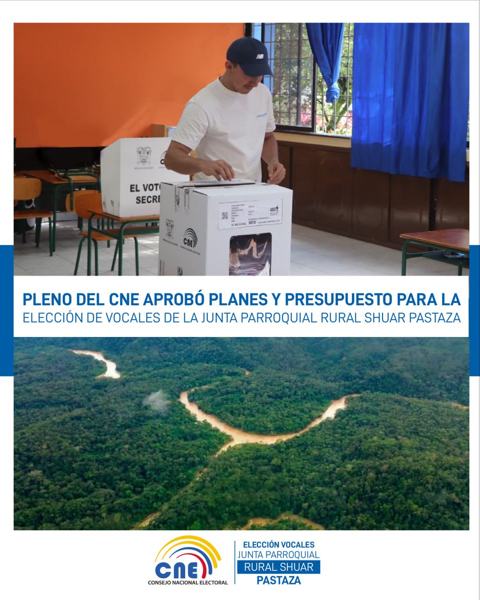 cnegobec's tweet photo. IMPORTANTE 📌

Aprobamos los planes operativos y el presupuesto para la #ElecciónVocalesShuarPastaza. 🗳️ 

📃➡️ Los detalles: https://t.co/4fPrfWf7Q2 https://t.co/Vu2zOuxk3b