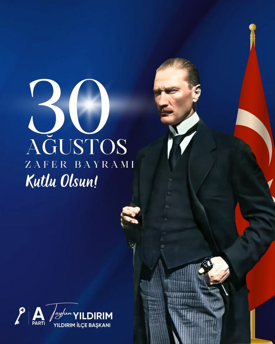 30 AĞUSTOS ZAFER BAYRAMI KUTLU OLSUN!
#ZaferBayramı