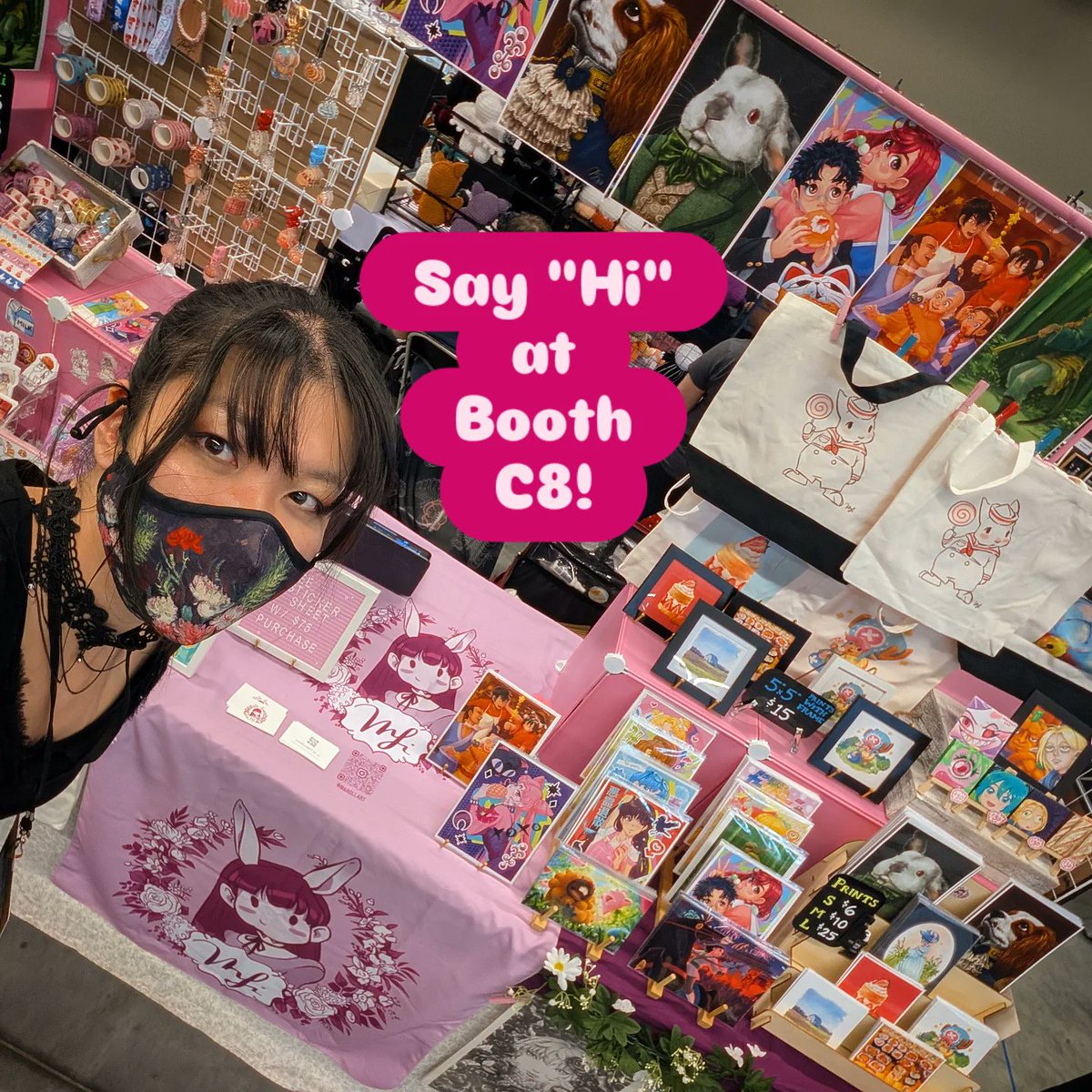 Ready to go at Nightmare Weekend CLE! Come by booth C8 and say hi! #nightmareweekend #artistalley