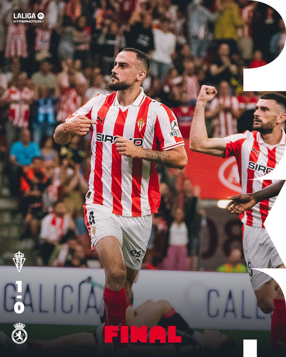 RealSporting's tweet image. ¡¡¡Victoria del 𝑺𝑷𝑶𝑹𝑻𝑰𝑵𝑮!!! 

¡¡Esto ye EL MOLINÓN!! 

¡𝑷𝒖𝒙𝒂! 🔴⚪  

Final | 1-0 |   

#RealSportingCultural 
#LALIGAHYPERMOTION