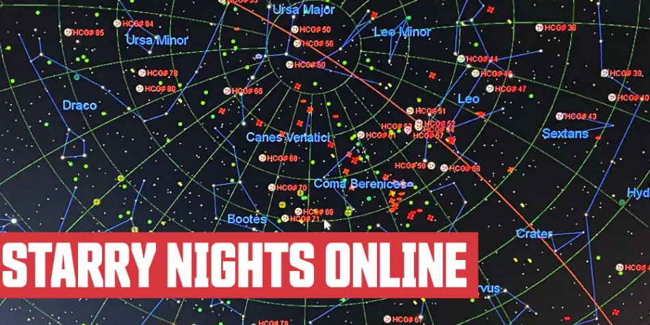 Starry Nights is ONLINE tonight! Join us 9:00-10:30pm Pacific on YouTube for views of the Triffid and Eagle Nebulas, galaxies far far away and a live chat with 
RASC Vancouver and a special guest sharing new research. ow.ly/43Zb50WOsqC