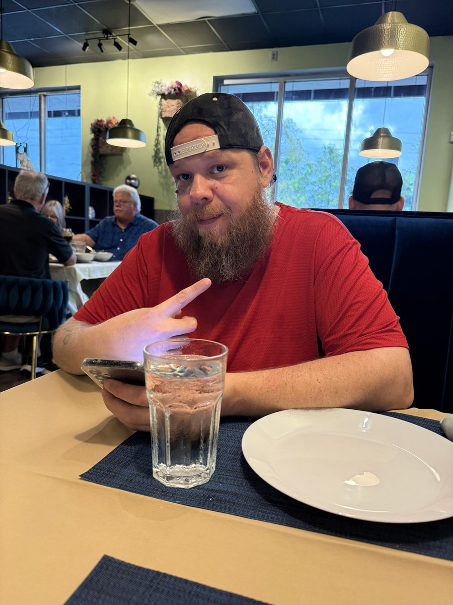 josephrochow's tweet image. out to dinner for indian food 🍽️