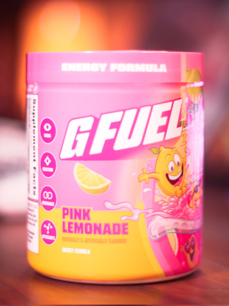Pink Lemonade 🍋 from <a href="/GFuelEnergy/">G FUEL®</a> has landed! Really digging these lemonade flavours! #GFUEL

Use code PEGCITY at checkout!