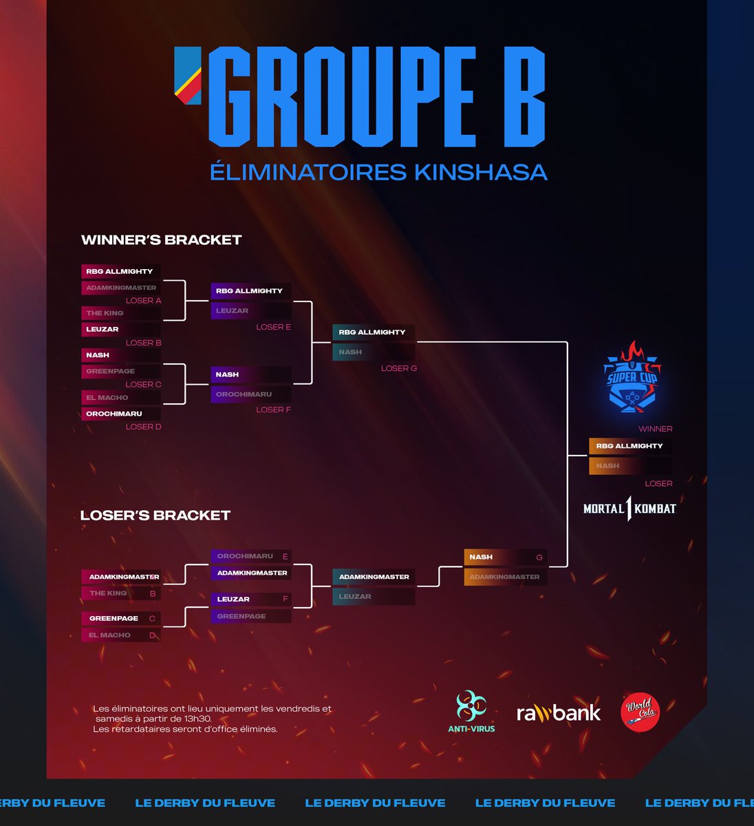 allmightytoofsy's tweet image. Première phase qualificative de la @mgd_official__ supercup25 sur mortal Kombat 1 passer avec succès hâte pour la suite qui s’annonce très intéressante !!!
#allmighty_19 #allmighty_toofsy_19 #allmighty #at19 #rebirthgaming #supercup25