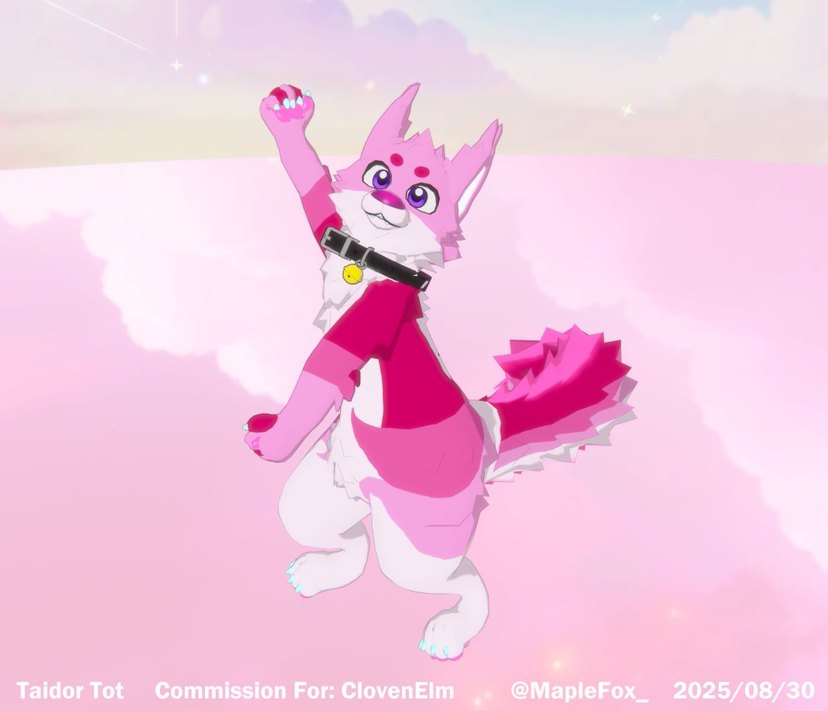 MapleFox_'s tweet photo. Commission For: ClovenElm❤️!!
Thank you!!

#furry #kemono #VRChat #taidum #unity3d #vrc #maplefox #vrchatavatar https://t.co/HNvnLRRV0P