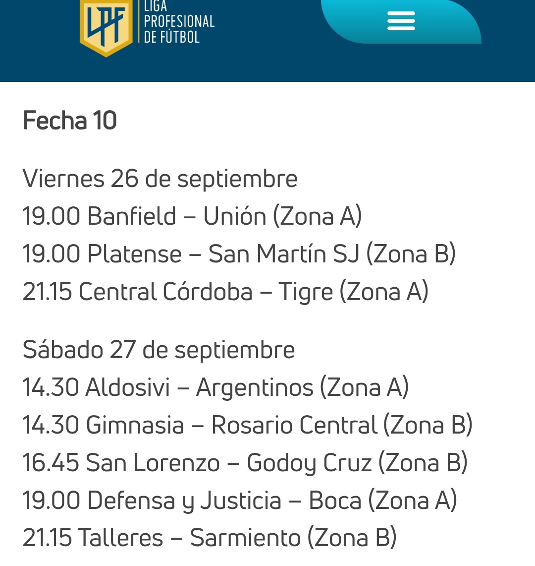 BarbettiJulian's tweet photo. #CGE #GELP Cronograma próximos partidos de Gimnasia: 

Fecha 8
Dom 14/9
15hs  Gimnasia - Unión 

Fecha 9
Viernes 19/9
17hs Riestra - Gimnasia 

Fecha 10
Sábado 27/9
14.30hs Gimnasia - Rosario Central https://t.co/zTKiRtAtbS