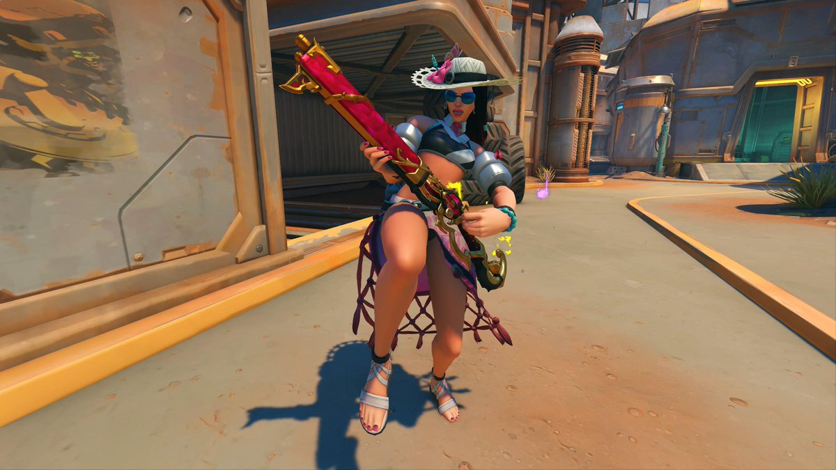 MakimaSwift's tweet image. Poolside bundle, save me  🤍 #overwatch2