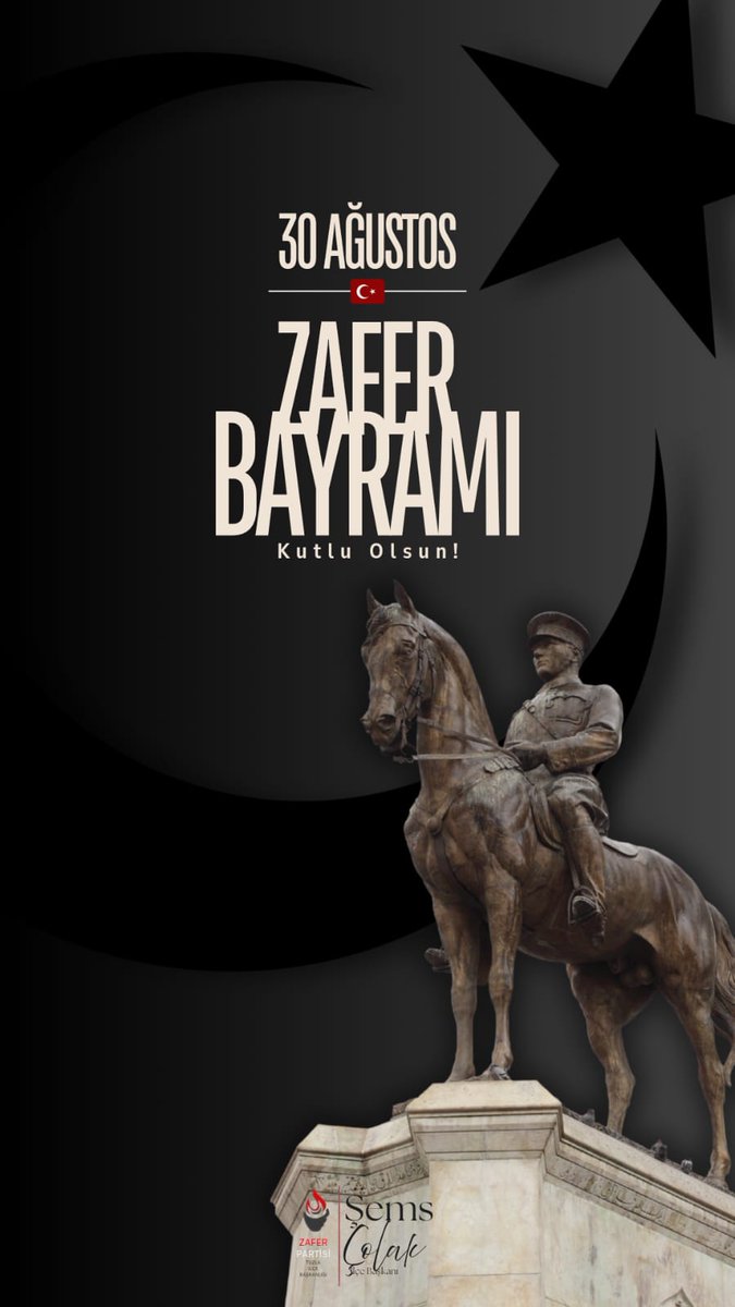 Aziz Milletimizin 30 Ağustos Zafer Bayramı’nın 103. yıl dönümünü kutluyoruz.

103 yıl önce, Gazi Mustafa Kemal Atatürk’ün önderliğinde kahraman ordumuzun ve aziz milletimizin azim ve kararlılığıyla kazanılan Büyük Zafer; bağımsızlık ve özgürlük yolunda Türk milletinin iradesini