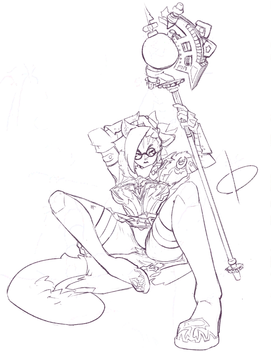 #FinalFantasyXIV #NSFW
I usually kinda draw Grump by vibes, but this time I went and got INCREDIBLY precise reference and woof.....