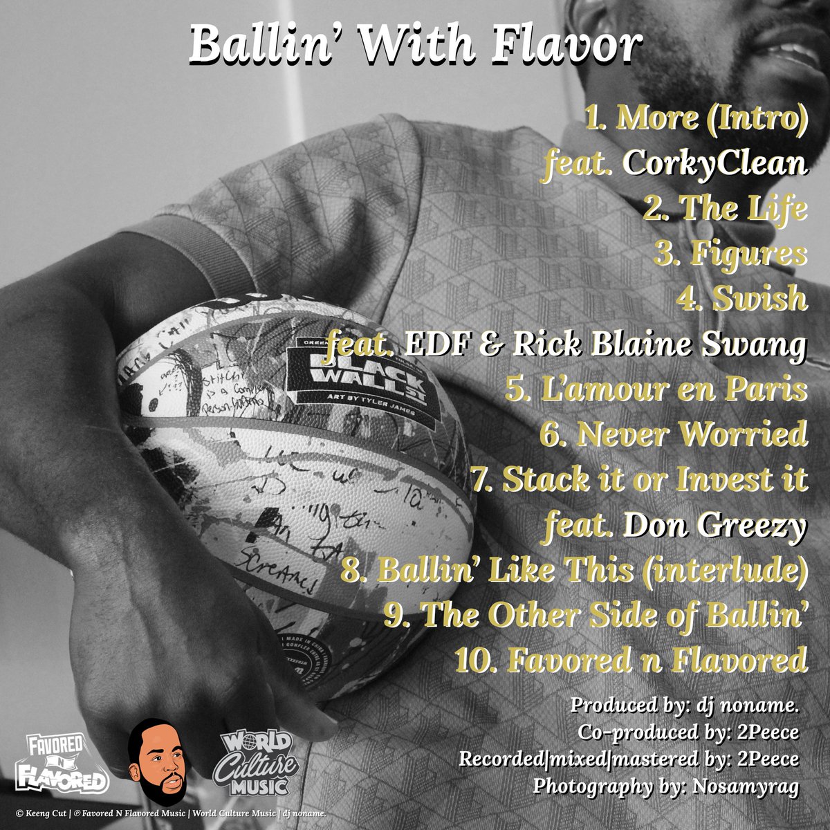 Thank you for your patience. 

‘Ballin’ With Flavor’ with Keeng Cut (<a href="/KeengCut/">Big Flavor</a>)

Out Now • Bandcamp Only

Featuring CorkyClean • EDF • Ricky Blaine Swang • Don Greezy

Co-Produced + Engineered by 2Peece