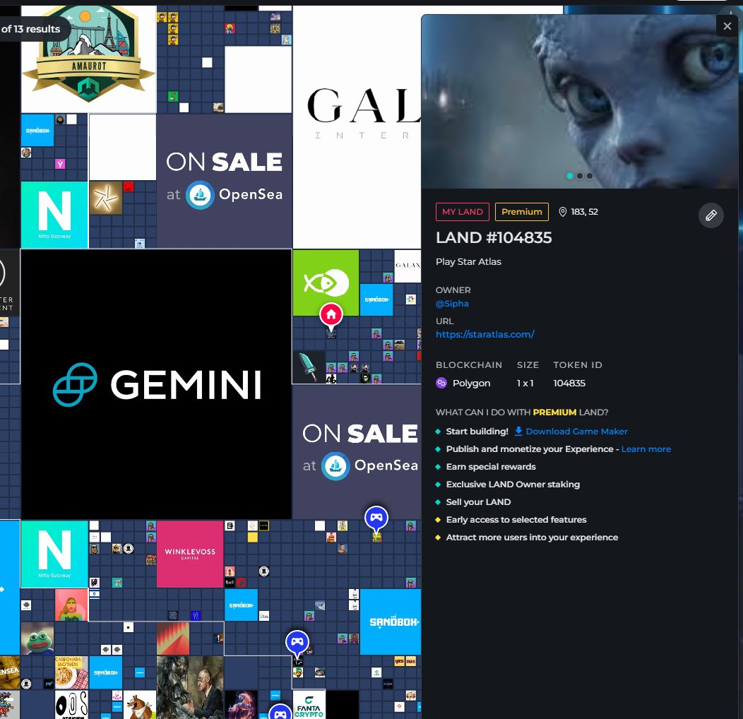 Siphaawal (@siphaawal) on Twitter photo Representing <a href="/staratlas/">Star Atlas (Summer) 🚀☀️🌴</a> everywhere! :D
Right next to <a href="/Gemini/">Gemini</a> too!
<a href="/TheSandboxGame/">The Sandbox</a> Representing <a href="/staratlas/">Star Atlas (Summer) 🚀☀️🌴</a> everywhere! :D
Right next to <a href="/Gemini/">Gemini</a> too!
<a href="/TheSandboxGame/">The Sandbox</a>