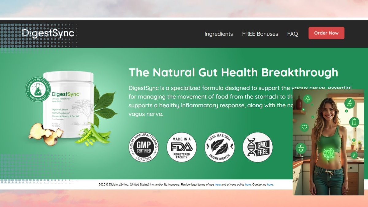 MarcosD23408078's tweet image. Unlock better health! Try DigestSync for easy digestion. Order now by clicking here👉digestsync24.com/text.php#aff=M… #BalancedDigestion #DigestiveSupport #Wellbeing #Supplements