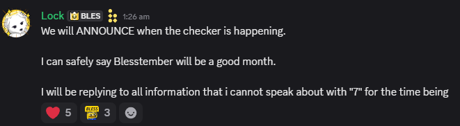 Blesstember 7th?

<a href="/theblessnetwork/">Bless</a> is here