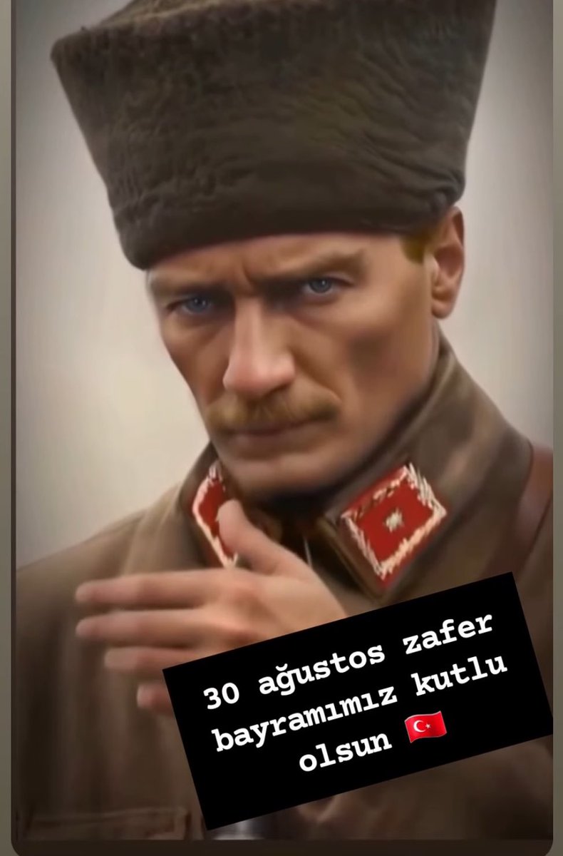 Gülay (@gulayyazgac) on Twitter photo 30 Ağustos Zafer Bayramımız kutlu olsun..
Minnetle, saygıyla..🇹🇷🇹🇷 30 Ağustos Zafer Bayramımız kutlu olsun..
Minnetle, saygıyla..🇹🇷🇹🇷