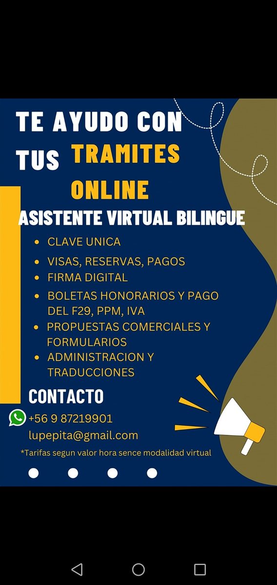 ClaudiaXGR's tweet image. Ofrezco mis servicios de asistente virtual #remoteassistant #asistentevirtual #RemoteWork #assistant