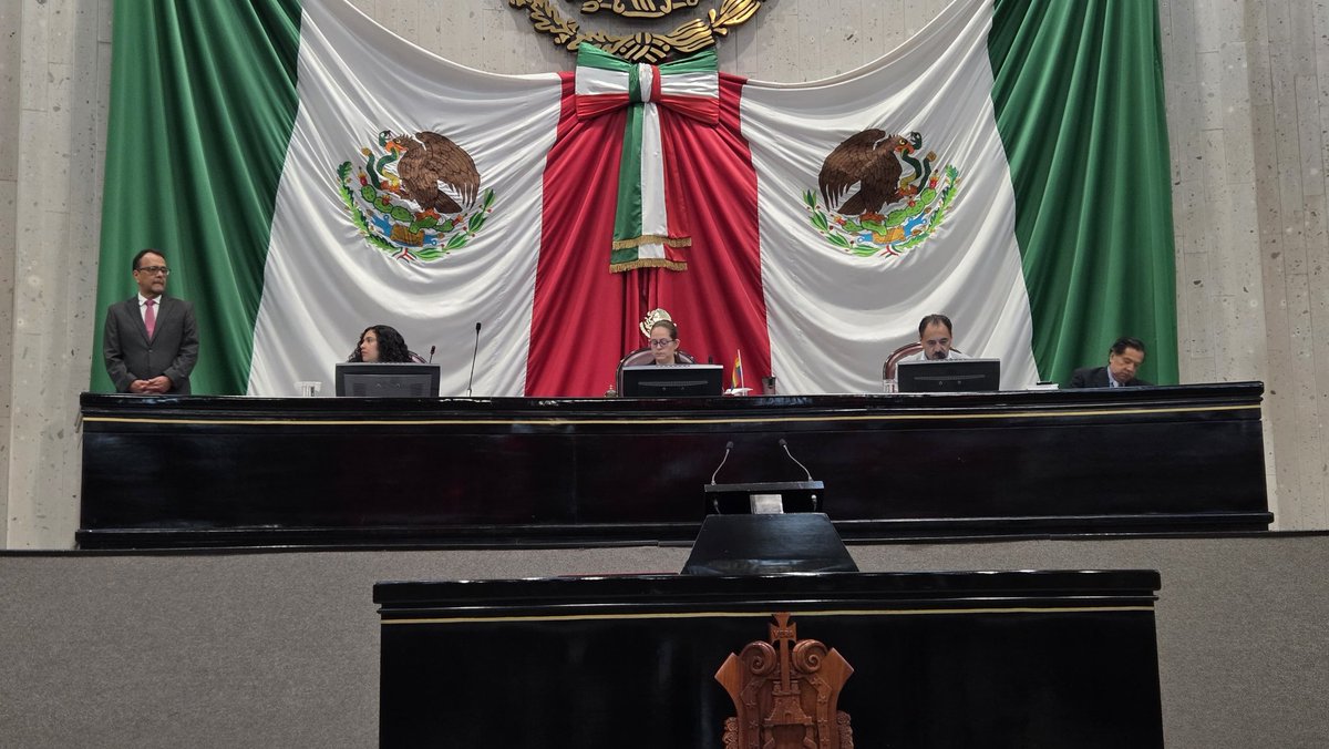 #EnEsteMomento Inicia la Séptima Sesión Extraordinaria del primer año de la LXVII Legislatura.