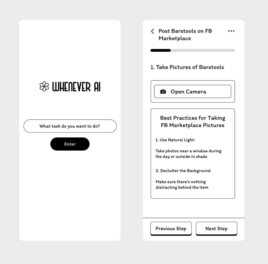 rishinarain's tweet photo. ⭐️ Feedback Needed ⭐️

I'm building a "Do" app for people with ADHD.

1. Enter a task
2. The assistant breaks it down into steps
3. For each step you get one-tap actions and the exact info you need to complete the step

Would this be useful 4 u?

 https://t.co/Wmfc1F3sun https://t.co/D54NdUD45q