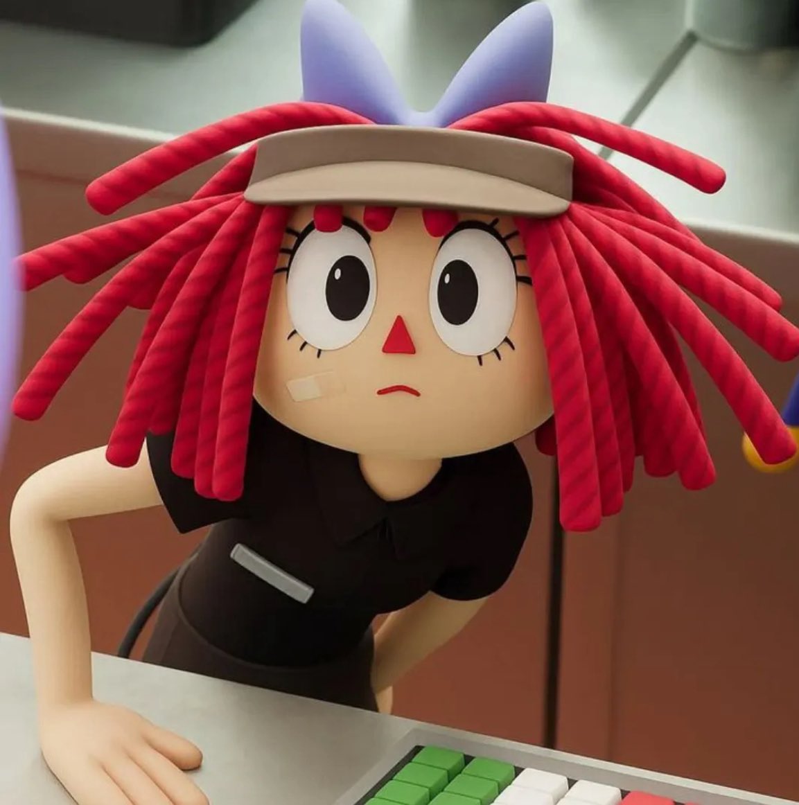 Ragatha with two eyes is cursed but oddly adorable asf