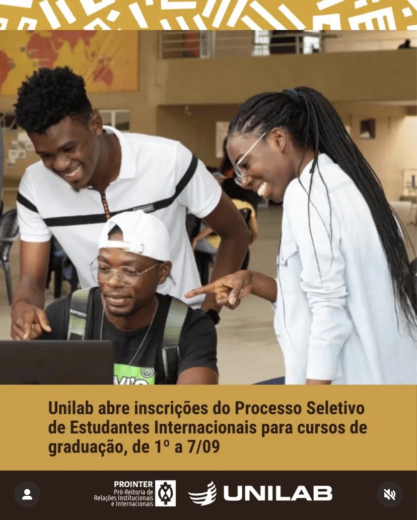 Rodriguesfili17's tweet image. Pra quem deseja fazer a licenciatura fora dessa capoeira 
A #Unilab, por meio da Prointer, lançou o
edital do Processo Seletivo de Estudantes Internacionais
#PSEI 2026 para cursos de graduação presencial hoje