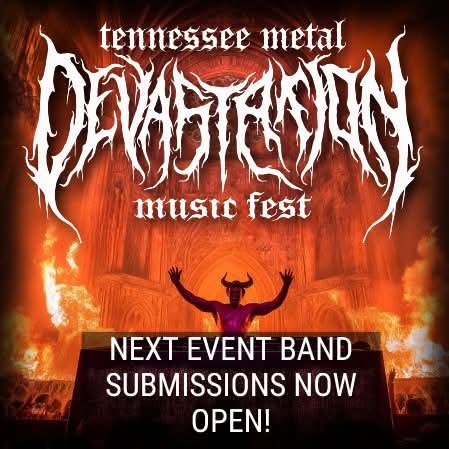 MiKEYnotMIKEY's tweet image. 🔥 Tennessee Metal Devastation Music Fest 2026 – BAND SUBMISSIONS NOW OPEN! 🔥

💀 Bands: This is your shot. Send your MP3 + EPK to zach@metaldevastationradio.com

Whether you crush death, thrash, black, doom, or all of the above, we want to hear what you’ve got.
