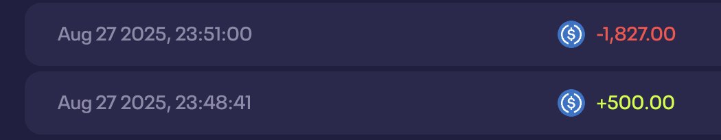 $500 deposit : $1,827 withdraw 2 minutes later 

+$1,327 profit 

Love Web3