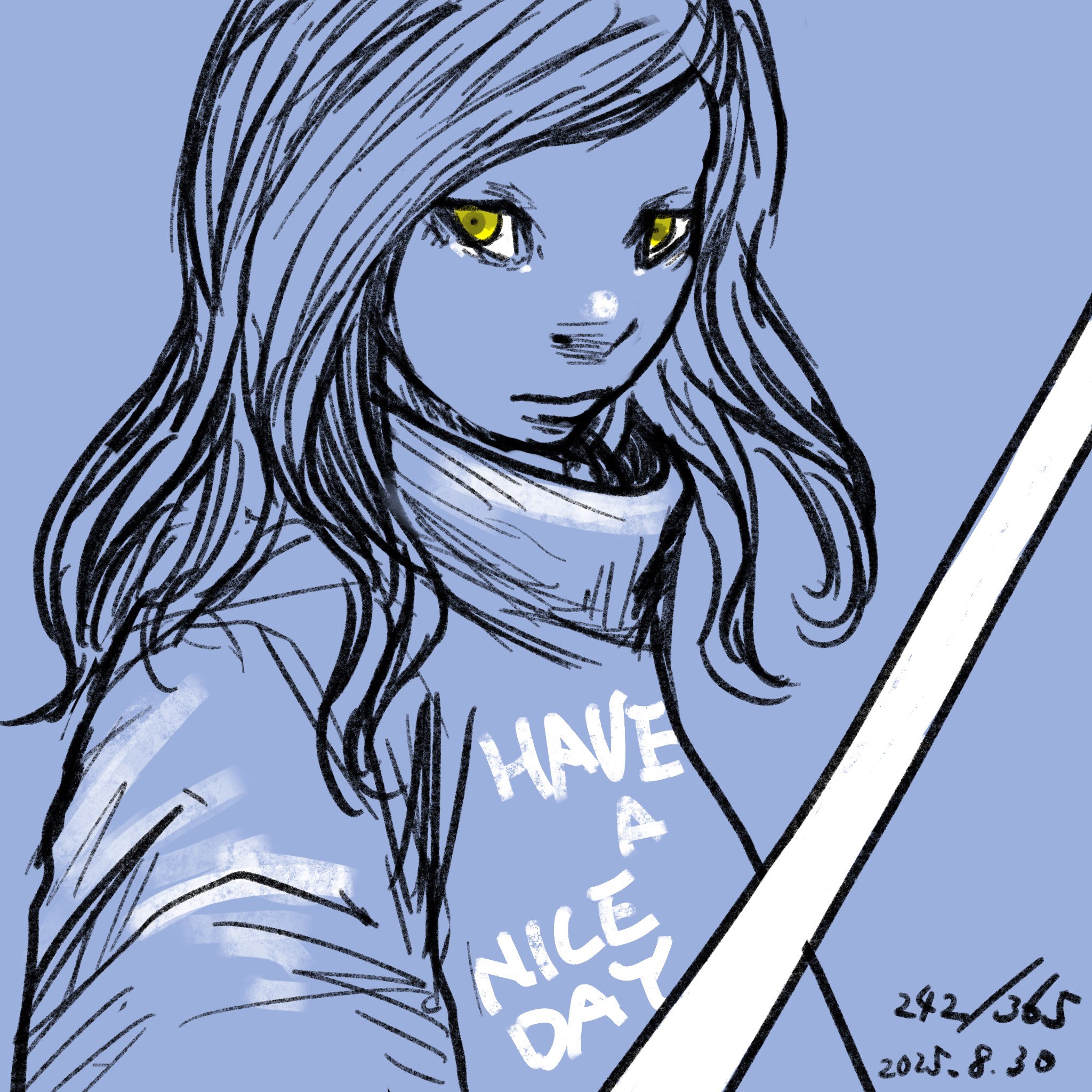 オリジナル　手描き絵画 イラスト せかい 瀬文ユースケ（Seven） /絵を描く人/NFTArtist on X: 