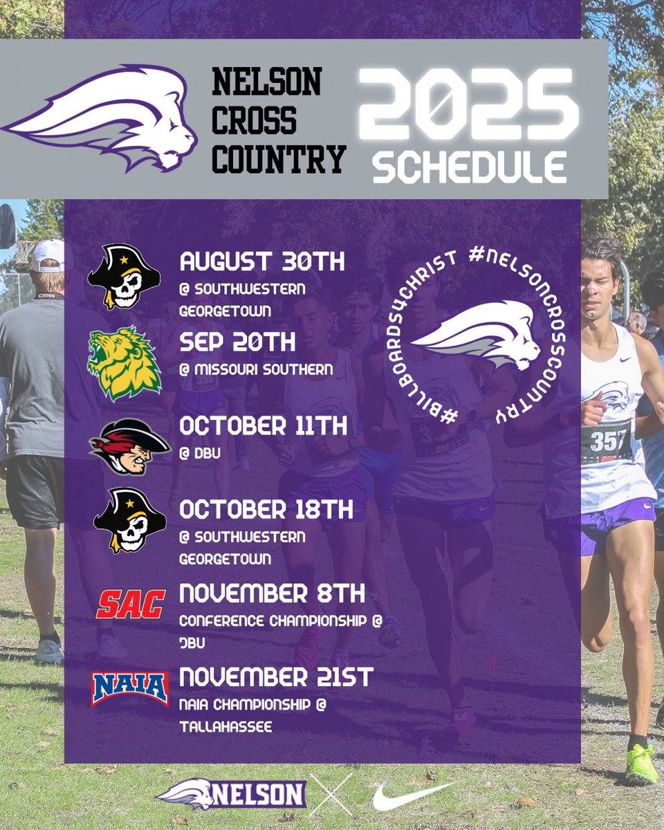The Nelson Cross Country team kick off their season tomorrow at Southwestern Georgetown!