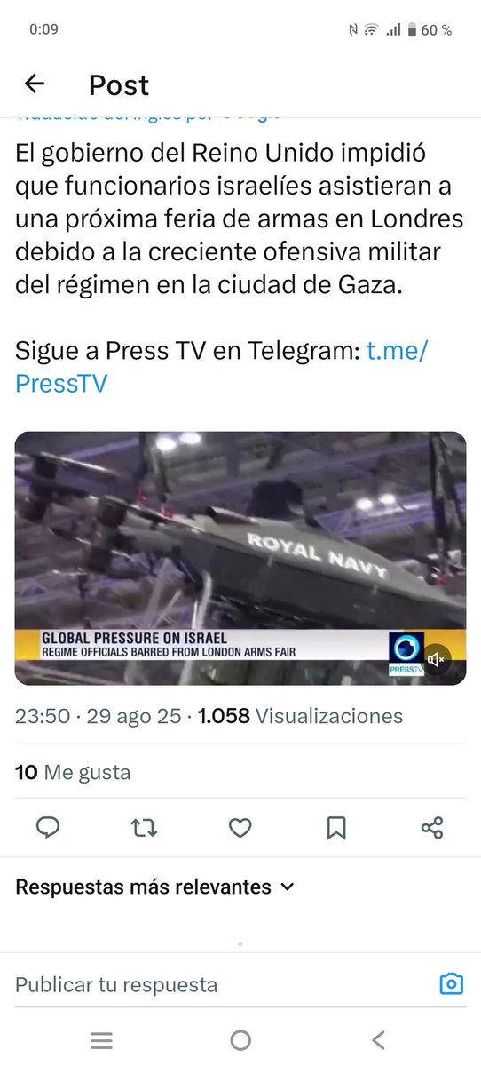 Muy bien. Pero ni les vendáis ni les compréis armas, ni les defendáis, ni los reconozcáis como estado legítimo.